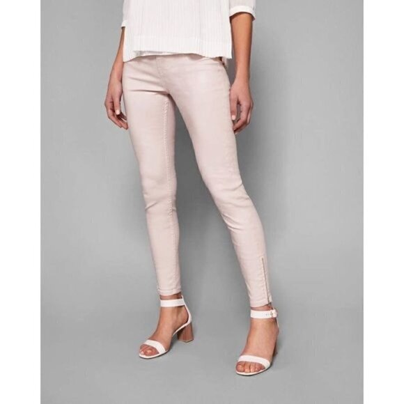 Ted Baker Katarie Coated Skinny Jeans, Baby Pink, size 25 , New with Tag - Picture 16 of 16